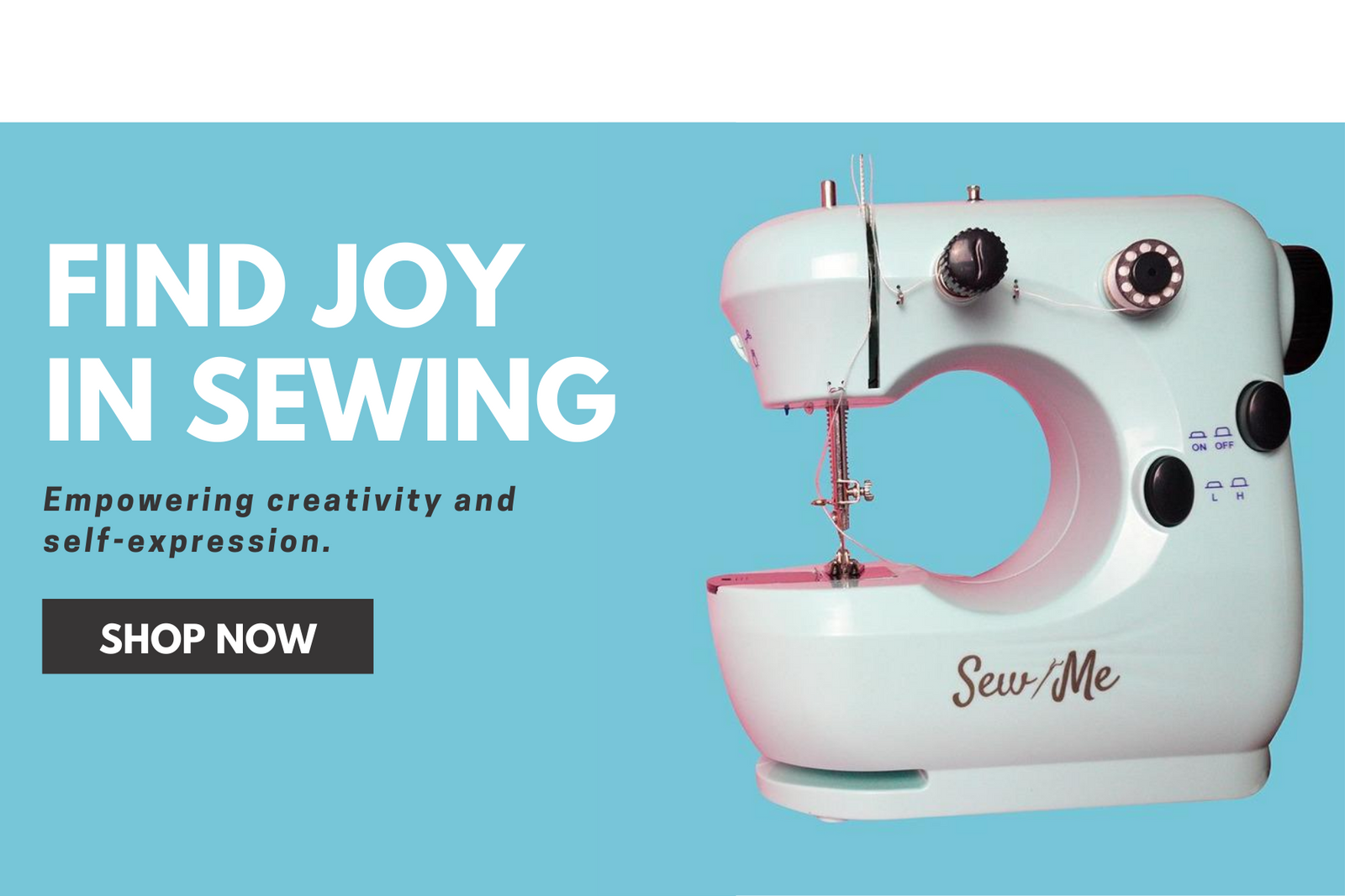 Sew Anywhere with this Portable Sewing Machine